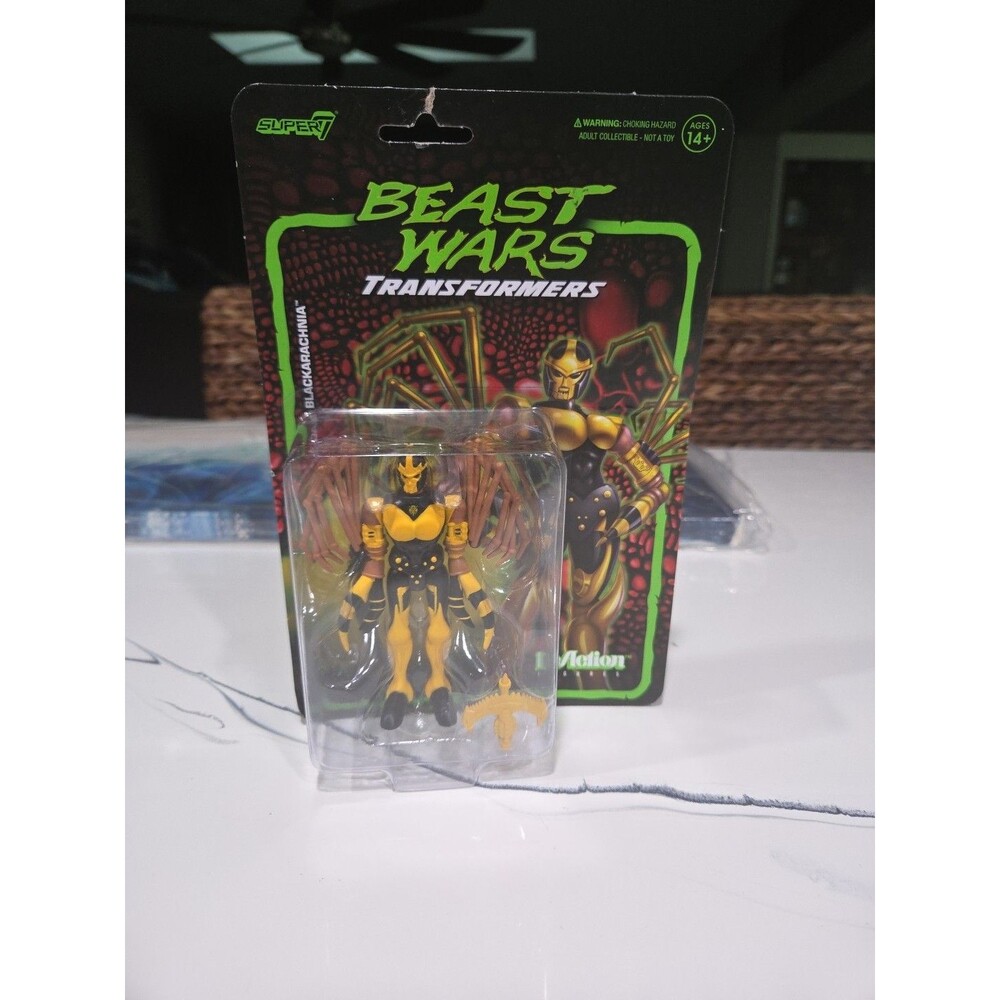 Blackarachnia Transformers Beast Wars Super7 Reaction Figure B16